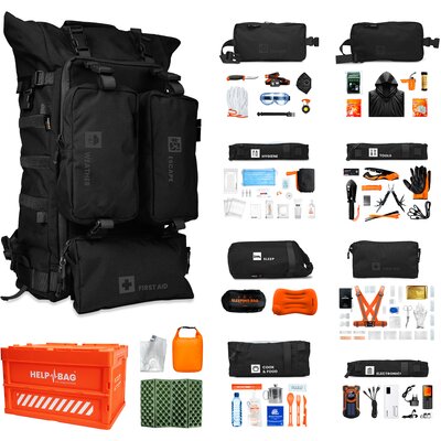 Plecak ewakuacyjny HELP BAG Max Czarny