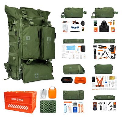 Plecak ewakuacyjny HELP BAG Max Zielony