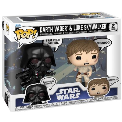 Figurka FUNKO Pop! Star Wars Darth Vader & Luke Skywalker (2 szt.)