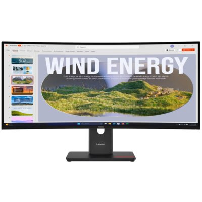 Monitor LENOVO ThinkVision T34WD-40 34" 3440x1440px 120Hz 4 ms [GTG] Curved