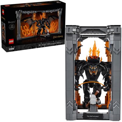 LEGO 10367 ICONS Władca pierścieni Book nook z Balrogiem