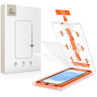 Szkło hartowane TECH-PROTECT Quick Set+ do Samsung Galaxy S25+ Przezroczysty (2 szt.)