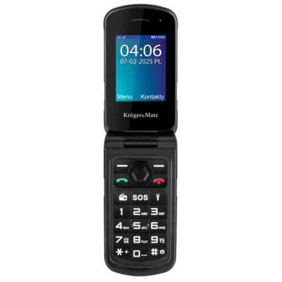 Telefon KRUGER&MATZ Iron 5 Flip 4G Czarny