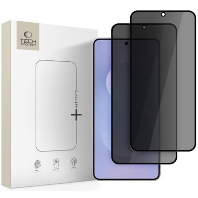 Szkło prywatyzujące TECH-PROTECT Glass Spy+ do Samsung Galaxy S25 Edge Privacy (2 szt.)