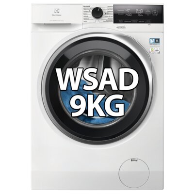 Pralka ELECTROLUX MEW3E9Y6P SensiCare 600 9kg 1400 obr + Suszarka ELECTROLUX Absolute Care 700 MEWD3E9C7P + Łącznik ELECTROLUX E1WYHSK2