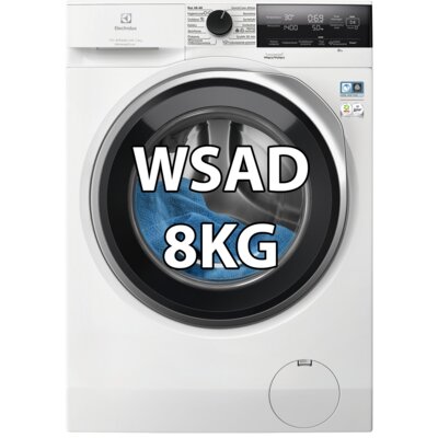 Pralka ELECTROLUX MEW3E8Y7P SteamCare 700 8kg 1400 obr UniversalDose + Suszarka ELECTROLUX Absolute Care 700 MEWD3E8C7P + Łącznik ELECTROLUX E1WYHSK2