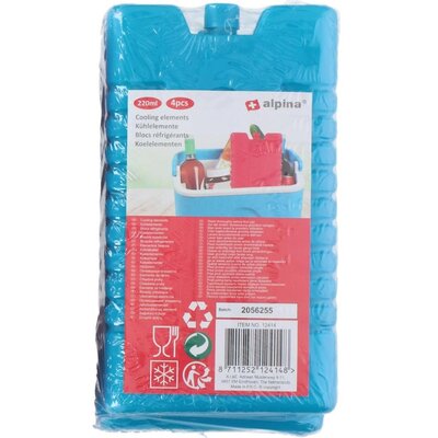 Wkład do lodówki turystycznej ALPINA 1070223 (4 x 220 ml)