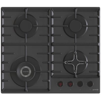 Płyta gazowa GORENJE GKTW641SYB Simplicity Czarne szkło Timer odcinający gaz Palnik VOK
