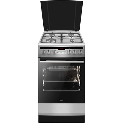 Kuchnia AMICA 57GED3.31HZPTADPA(XX) Termoobieg Drabinki Prowadnice teleskopowe Wok Pizza 300˚C