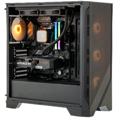 Komputer MAD DOG Powered by MSI F321R-A01WR32WH R7-7800X3D 32GB RAM 1TB SSD GeForce RTX5070 DLSS 4 Wi-Fi Windows 11 Home
