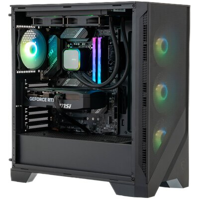 Komputer MAD DOG Powered by MSI F321R-I04WR32WH i5-14400F 32GB RAM 1TB SSD GeForce RTX5070 DLSS 4 Wi-Fi Windows 11 Home