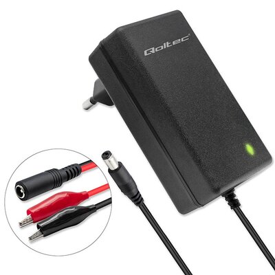 Inteligentna ładowarka QOLTEC 52423 do akumulatorów AGM GEL STD 6V 12V