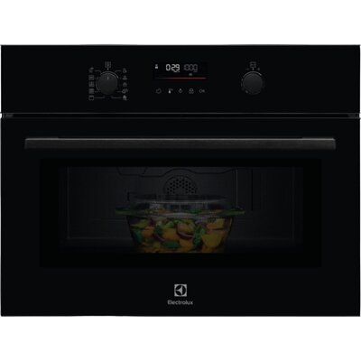 Kuchenka mikrofalowa ELECTROLUX LVM6E46Z 1000W średnica 36 cm pojemność 44L Czarny
