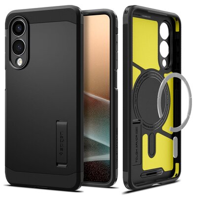 Etui SPIGEN Tough Armor MagSafe do Samsung Galaxy S25 Edge Czarny