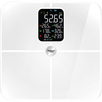 Waga łazienkowa WEBBER Bonita SBS-1321B-W Biały