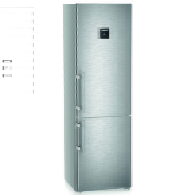Lodówka LIEBHERR CBNsdc 5753 No frost 201.5cm Srebrna