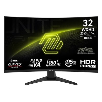 Monitor MSI MAG 325CQF 31.5" 2560x1440px 180Hz 0.5 ms [GTG] Curved