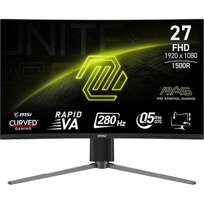 Monitor MSI MAG 276CPXF 27" 1920x1080px 280Hz 0.5 ms [GTG] Curved