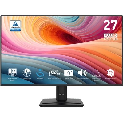 Monitor MSI Pro MP275 E2 27" 1920x1080px IPS 120Hz 1 ms [MPRT]