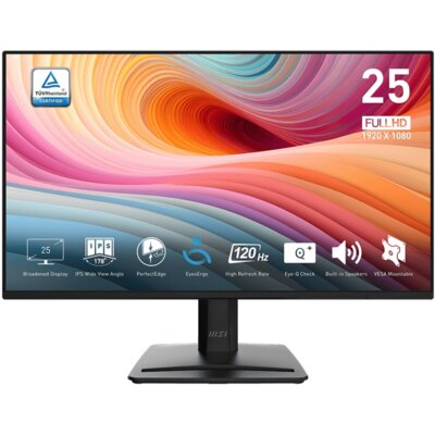Monitor MSI Pro MP252 E2 24.5" 1920x1080px IPS 120Hz 1 ms [MPRT]