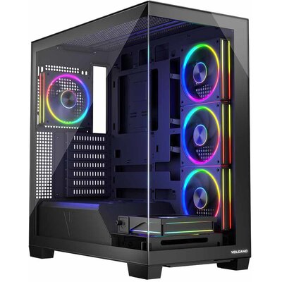 Obudowa MODECOM Volcano Stellar ARGB 5F Midi Czarny