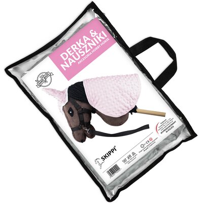 Derka i nauszniki SKIPPI Hobby Horse GAD03040 Różowy