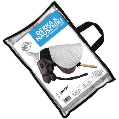 Derka i nauszniki SKIPPI Hobby Horse GAD03042 Szary