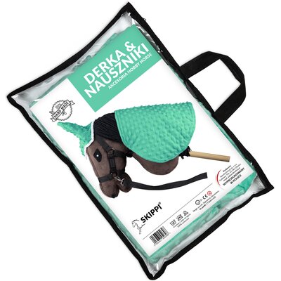 Derka i nauszniki SKIPPI Hobby Horse GAD03041 Miętowy