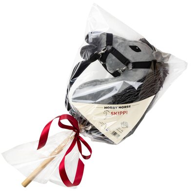 Koń na kiju SKIPPI Hobby Horse GAD03080 A5 Szary