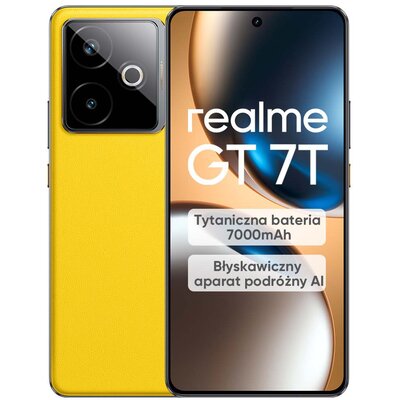 Smartfon REALME GT 7T 5G 12/512GB 6.78" 120Hz Żółty
