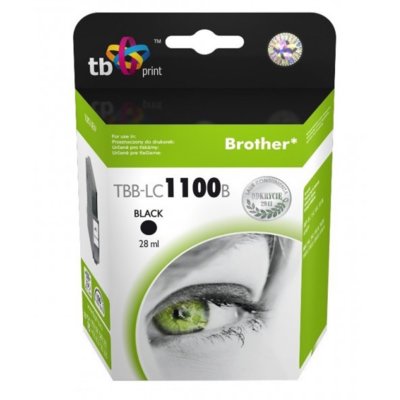 Tusz TB PRINT do Brother LC-1100B Czarny 28 ml TBB-LC1100B