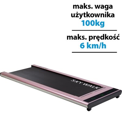 Bieżnia elektryczna HMS BE06 Sky Walk Różowy 350W 6km/h