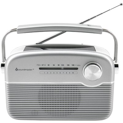 Radio SOUNDMASTER TR480BE Analogowe Przenośne Srebrny