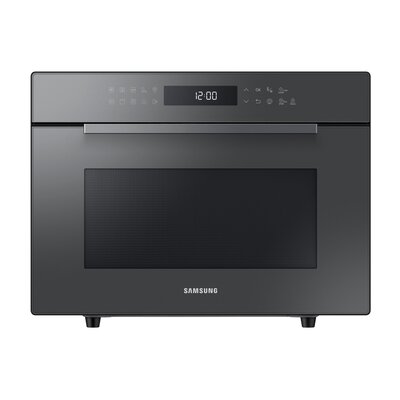Kuchenka mikrofalowa SAMSUNG BESPOKE MC35R8058CC 900W średnica 38 cm pojemność 35L Auto Cook Czarno-szary