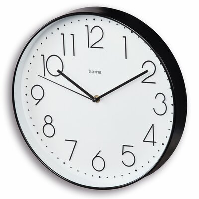 Zegar ścienny HAMA Corsica 30 cm Czarny