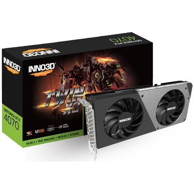 Karta graficzna INNO3D GeForce RTX 4070 Twin X2 12GB DLSS 3