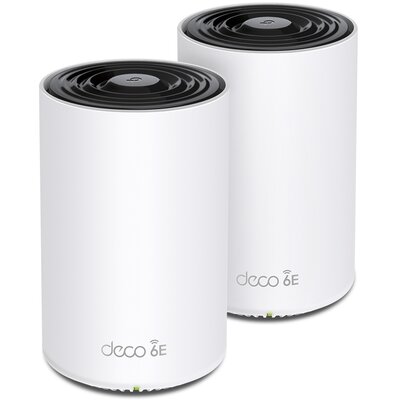 Router TP-LINK Deco XE75 2.4 / 5 / 6 GHz (TriBand), Wi-Fi Mesh (2 szt.)