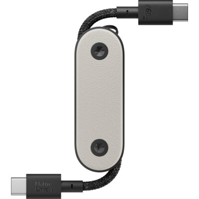 Kabel USB-C - USB-C NATIVE UNION Pocket Cable 60W 0.17 m Piaskowy