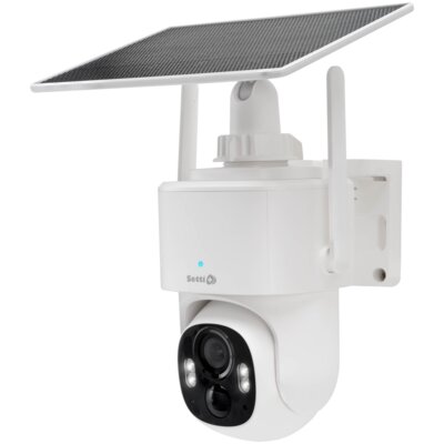 Kamera IP SETTI+ SC730 3MP Smart, Zewnętrzna, Wi-Fi, Kamera obrotowa, Akumulator, Panel solarny