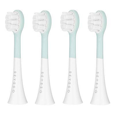 Oryginalna końcówka szczoteczki SEYSSO Kids Dinosaur (4 szt.) (Delikatne czyszczenie)