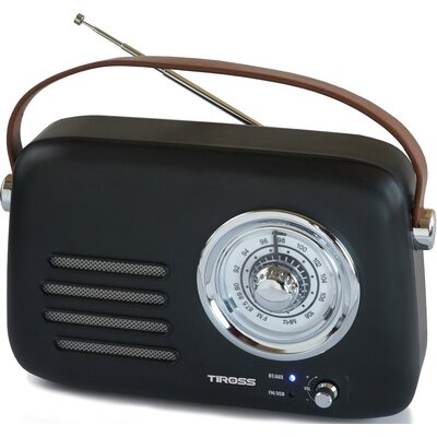 Radio TIROSS TS465 Analogowe Przenośne Czarny