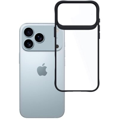 Etui 3MK Satin Armor Case+ do Apple iPhone 17 Pro Max Przezroczysto-czarny