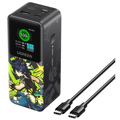 Powerbank UGREEN PB721 20000 mAh Genshin Impact 130W Czarny