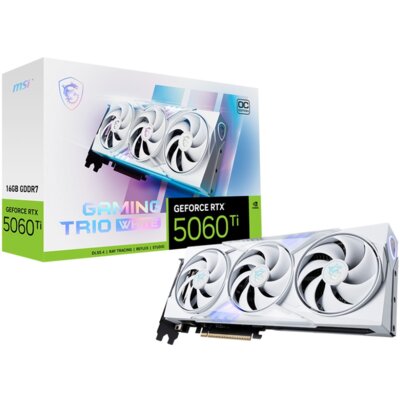 Karta graficzna MSI GeForce RTX 5060 Ti Gaming Trio OC White 16GB DLSS 4
