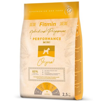 Karma dla psa FITMIN Mini Performance Drób 2.5 kg