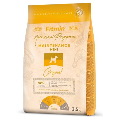 Karma dla psa FITMIN Maintenance Drób 2.5 kg