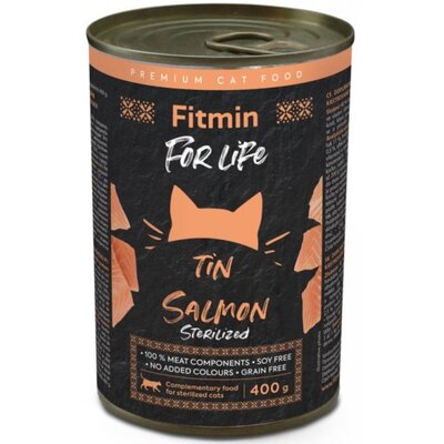 Karma dla kota FITMIN For Life Sterilized z łososiem 400 g