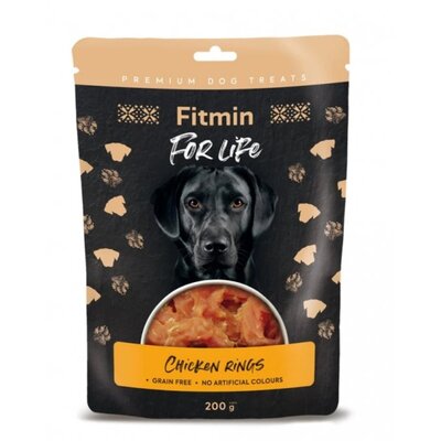 Przysmak dla psa FITMIN For Life Treat Krążki z kurczaka 200 g