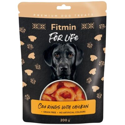 Przysmak dla psa FITMIN For Life Treat Dorsz i Kurczak 200 g