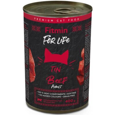 Karma dla kota FITMIN For Life Adult Wołowina 400 g